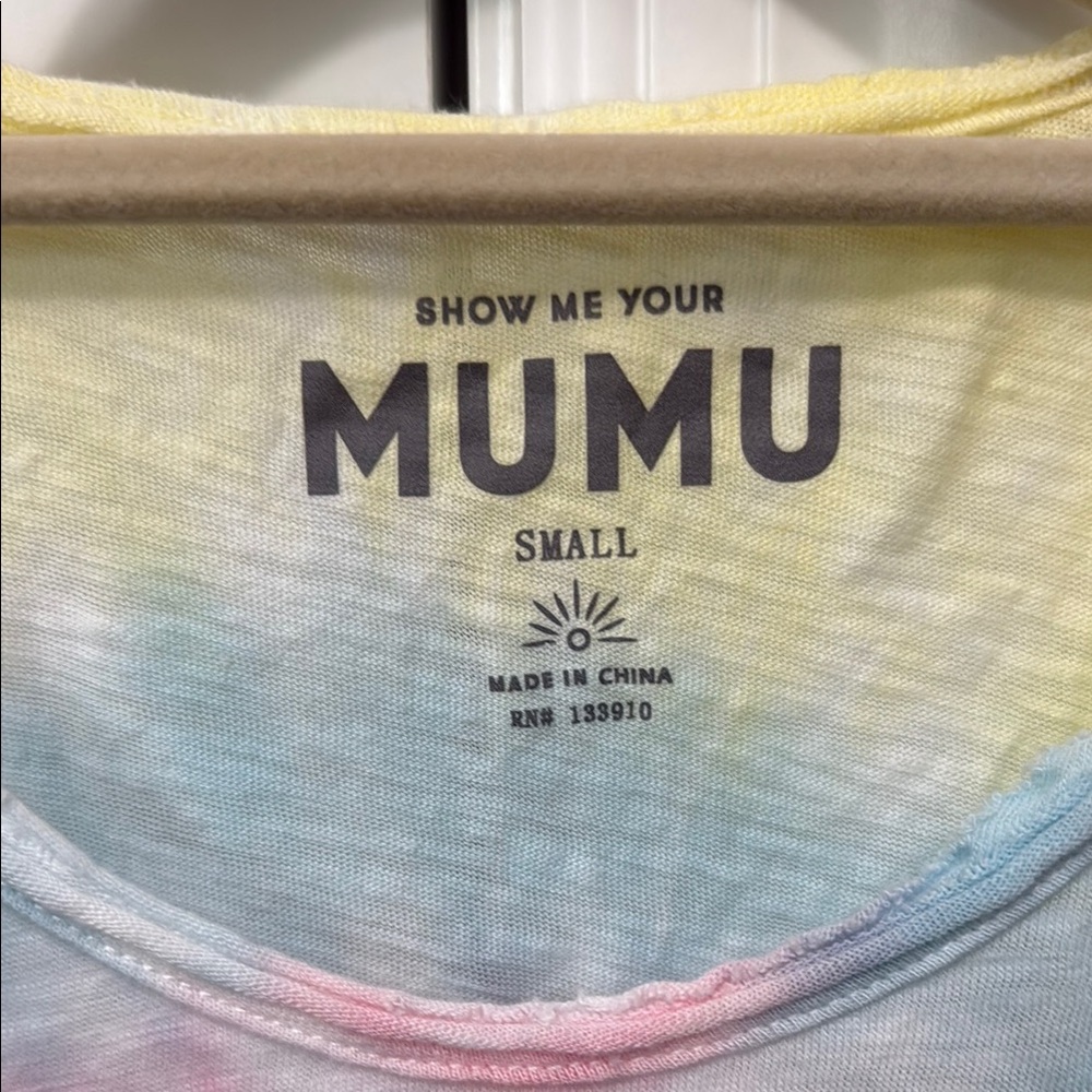 Show Me Your MuMu Pastel Tie-Dye Coverup - Picture 2 of 6